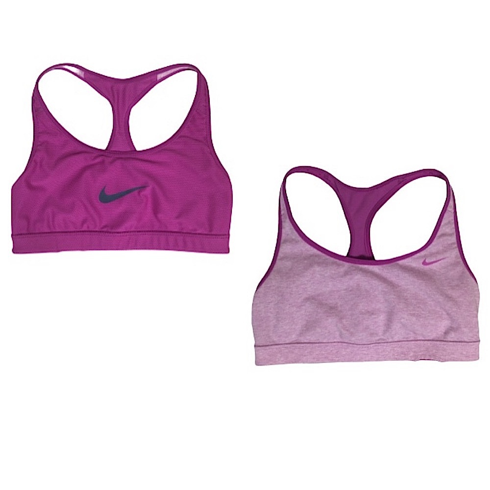 Nike Reversible Pink Athletic Bra Top Size XS